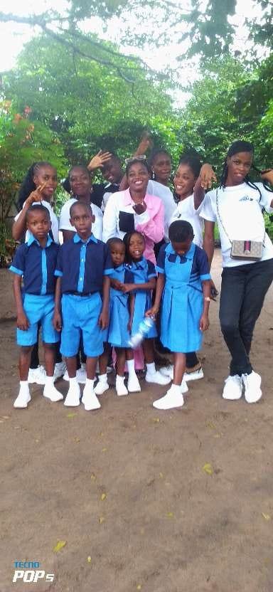 Students at Model Foundation Academy