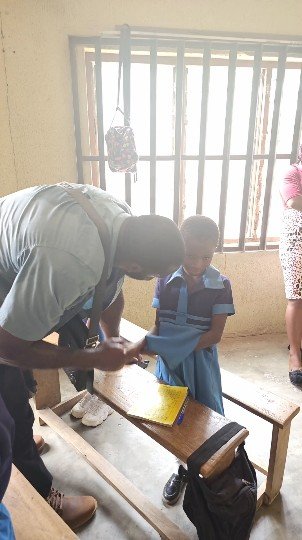 Students at the school