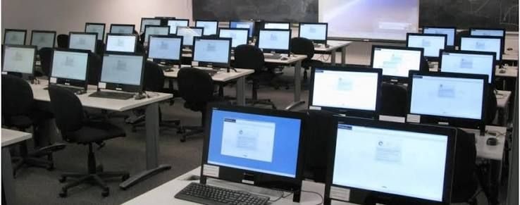 The computer lab at Edoma Iyawot Academy