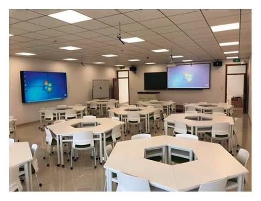 A smart classroom at Edoma Iyawot Academy